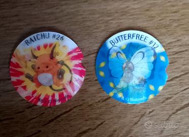 2 FIGURINE OLOGRAFICHE POKEMON PARMALAT