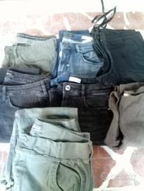 lotto sette pantaloni donna 