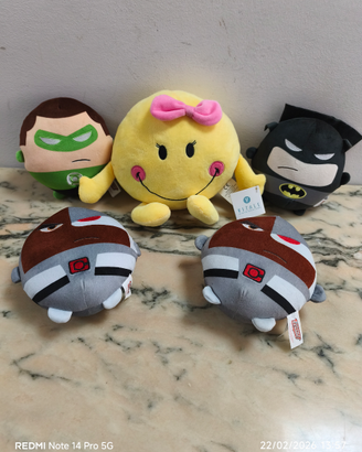 3Personaggi del Mondo DC COMICS Justice+1 Peluche
