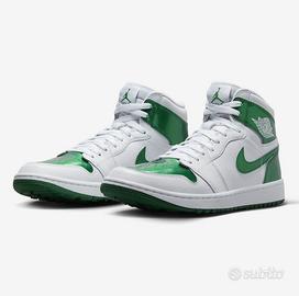 Nike Air Jordan 1 high in pelle nuove n.44.5
