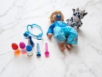 Cicciobello Bua+accessori+peluche+batterie 