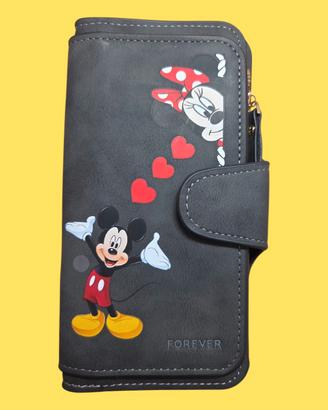 Portafoglio Mickey e Minnie Mouse. NUOVO!