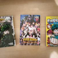 2 anime comics e 1 un manga my hero academia 