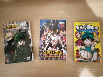 2 anime comics e 1 un manga my hero academia 