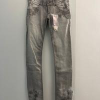 Jeans vintage grigio marca Phard
