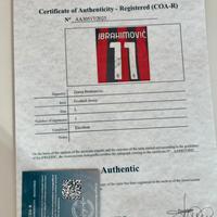 Maglia MILAN PUMA IBRAHIMOVIC AUTOGRAFO CERTIFICAT