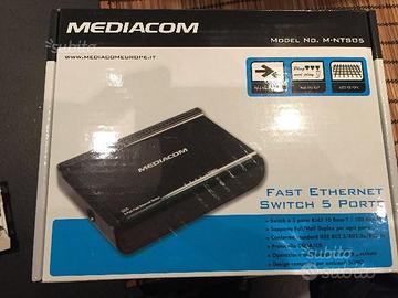 MEDIACOM - Switch M-NTS05 5 Porte 10/100