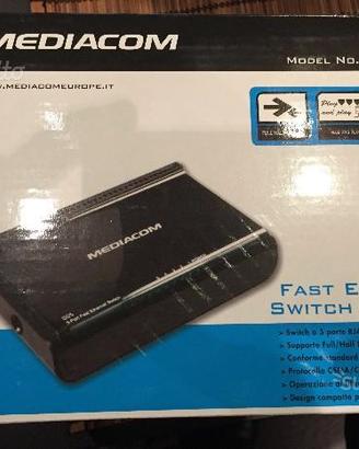 MEDIACOM - Switch M-NTS05 5 Porte 10/100