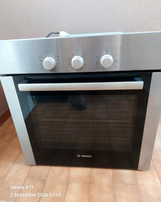 forno da incasso Bosh ventilato in acciaio inox 