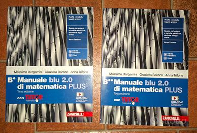2 volumi B Manuale blu 2.0 di matematica 
