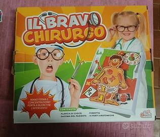 gioco in scatola il Bravo Chirurgo 
