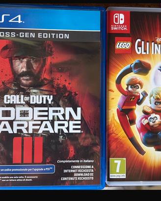 Giochi ps4 ps5 switch
