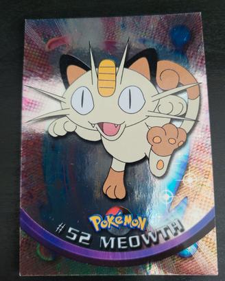 Pokémon Topps - 52 Meowth holo Near mint