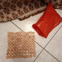 Gettoni numerati completi della tombola/bingo