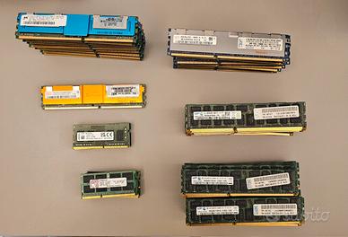 Lotto RAM DDR2/DDR3/DDR4 - rimanenze sale server