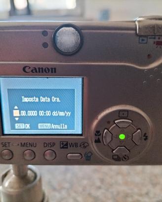 Cannon s2000 digital batteria memoria 128mb carica