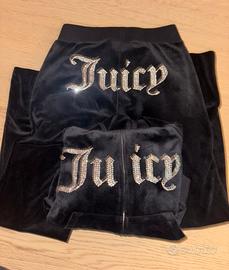 Tuta Juicy Couture Nera con Strass