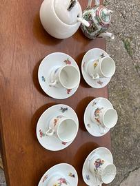 servizo da caffe in porcellana vintage