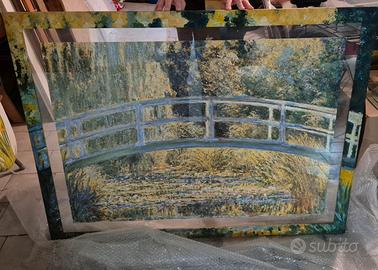 Quadro replica "ponte giapponese" di Monet