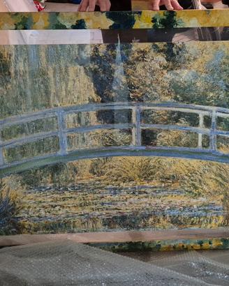 Quadro replica "ponte giapponese" di Monet