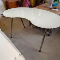 Scrivania regolabile con piano in Vetro Design