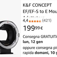 Adattatore Canon - Sony