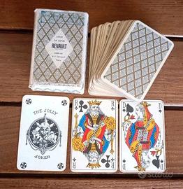 54 Carte gioco Renault con box logo 1959 gadget