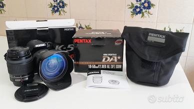 PENTAX K-5 + 16-50 f2.8+ accessori