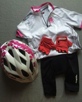 completo bici per bambina