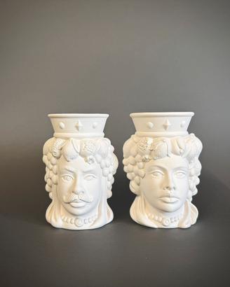 Teste di moro cm 15 in terracotta
