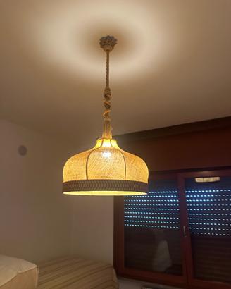 Lampada a sospensione stile naturale