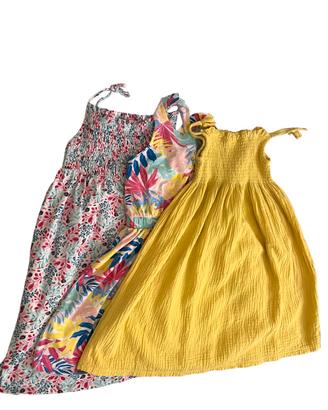 Set 3 abiti bimba 10-12 anni