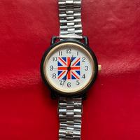 Orologio carica manuale con bandiera inglese