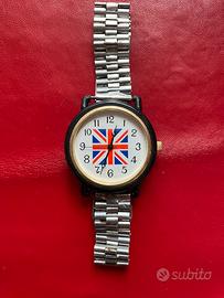 Orologio carica manuale con bandiera inglese