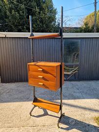 Libreria Modulare Vintage in Teak, Anni '50-'60