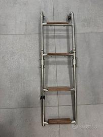 Scaletta inox per barca 25 x 90  4 gradini