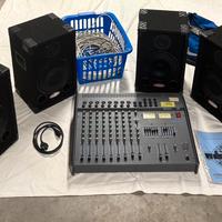 Kit MIXER MONTARBO 626 con 4 casse 200W