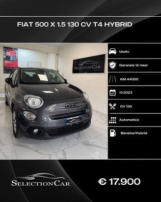 Fiat 500X 1.5 T4 Hybrid 130 CV DCT