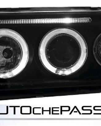 Coppia fanali neri angel eyes per Audi 80 B4