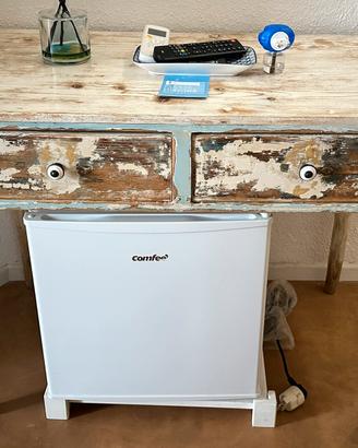 scrivania/consolle con finitura shabby chic