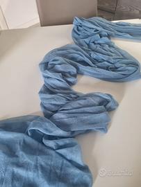 stock di 11 runner da tavola in tessuto chif