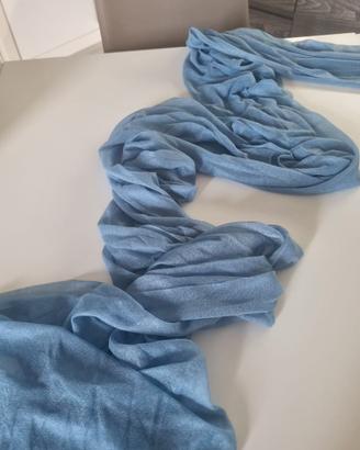 stock di 11 runner da tavola in tessuto chif