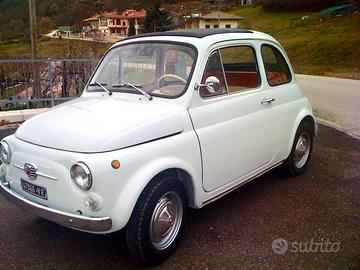 FIAT 500 F “ottobulloni” TARGA ORO ASI