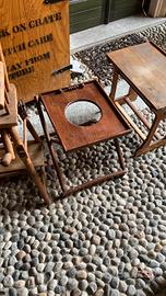 Girello per bambini antico in legno – primi ‘900 –