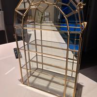 Teca per Swarovski in ottone dorato