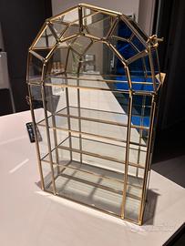 Teca per Swarovski in ottone dorato