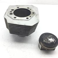 CILINDRO E PISTONE DESTRO RIGHT DX MOTO GUZZI CALI