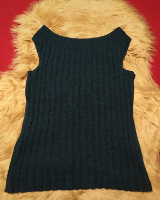 Maglione smanicato per donna