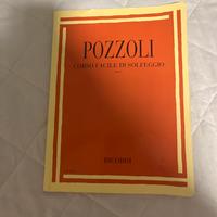 Libro Pozzoli corso facile di solfeggio usato