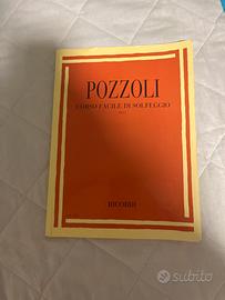 Libro Pozzoli corso facile di solfeggio usato
